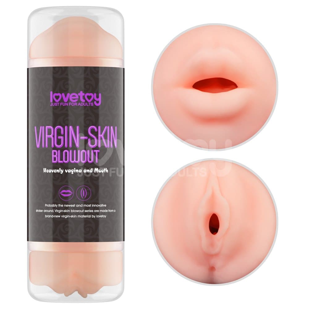 Мастурбатор Lovetoy Virgin-Skin Blowout Heavenly Vagina and Mouth, тілесний