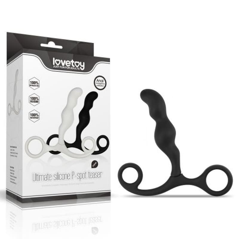 Стимулятор простати Lovetoy Ultimate Silicone P Spot Teaser, чорний