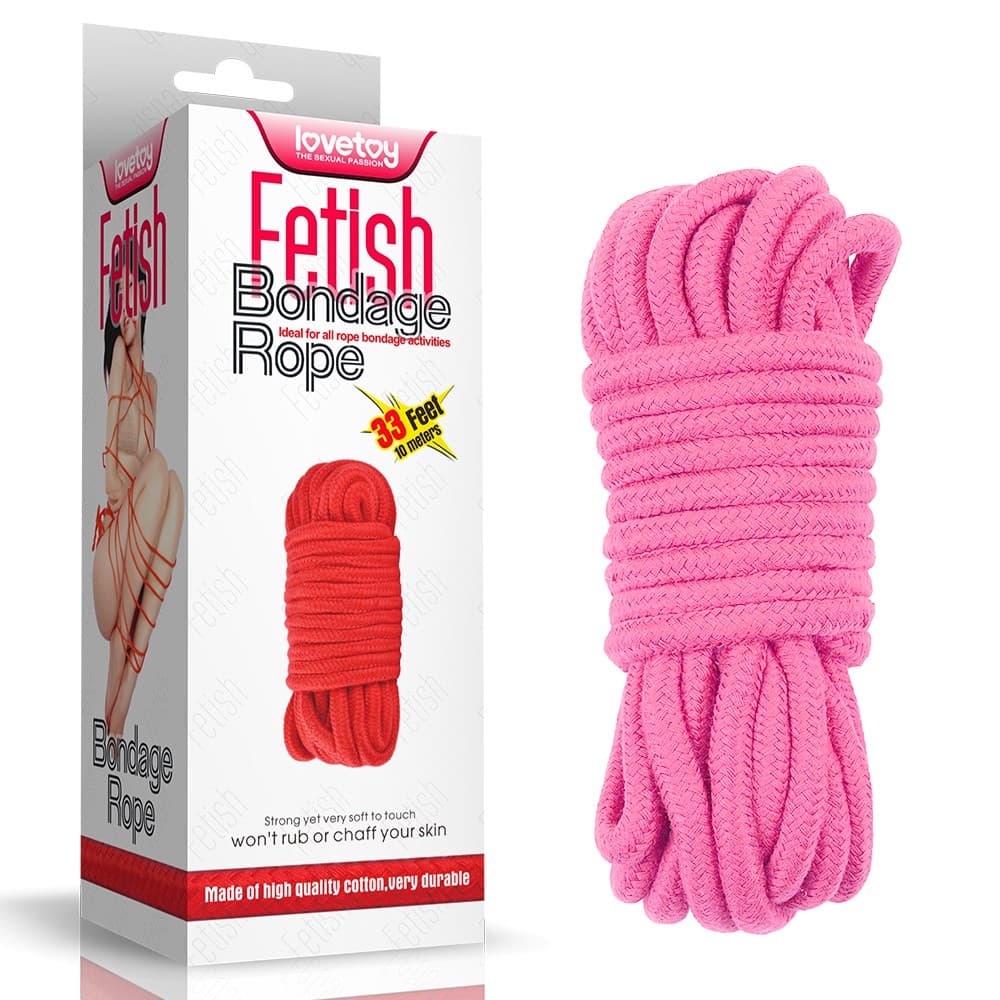 Мотузка рожева 10 meters Fetish Bondage Rope