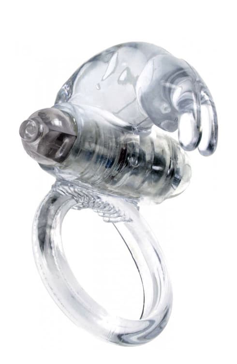 Ерекційне кільце B - Series EasyLove Rabbit Vibro, прозоре