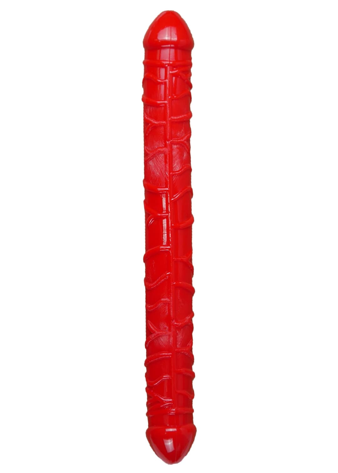 Подвійний фалоімітатор B - Series EasyLove Flexible Double Dong, червоний