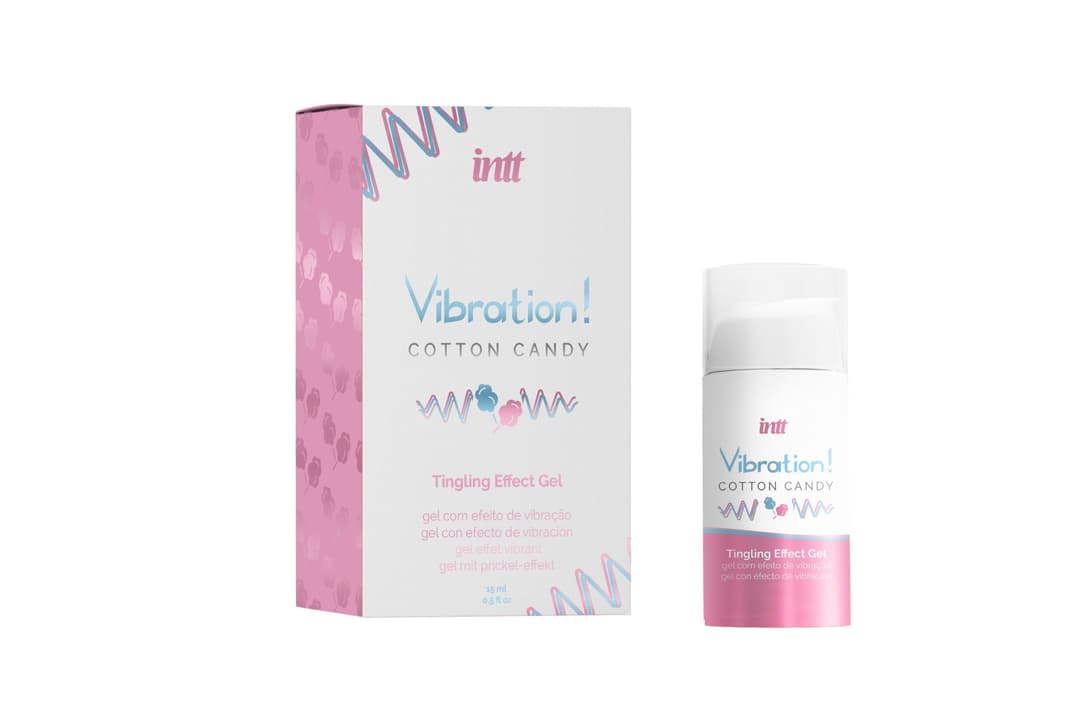 Рідкий вібратор Intt Vibration COTTON CANDY NEW  15 ml