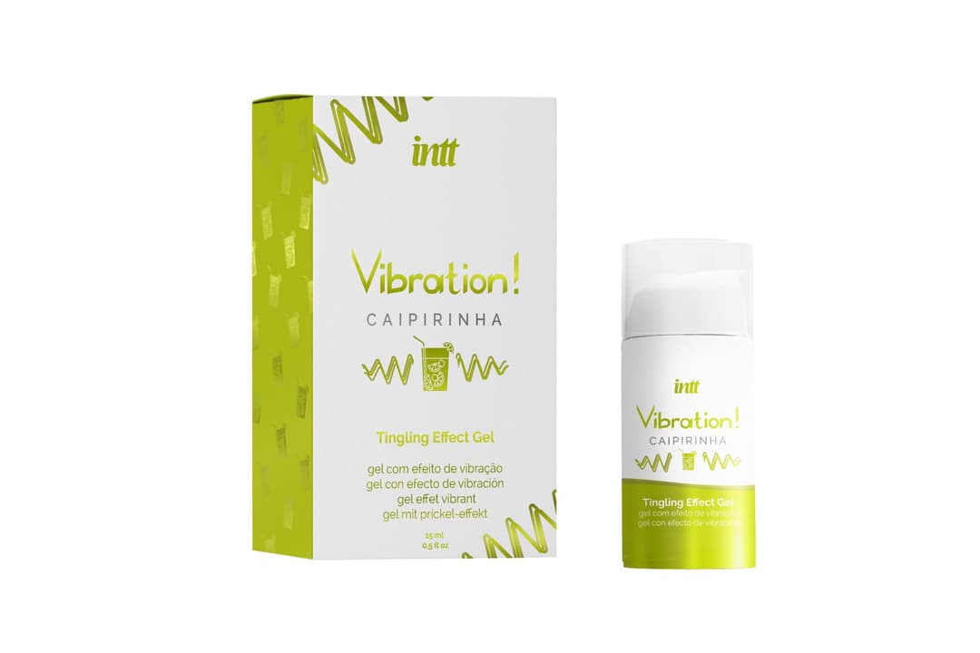 Збуджуючий гель з ефектом вібрації Intt Vibration Caipirinha Tingling Effect Gel, кайпірінья, 15 мл