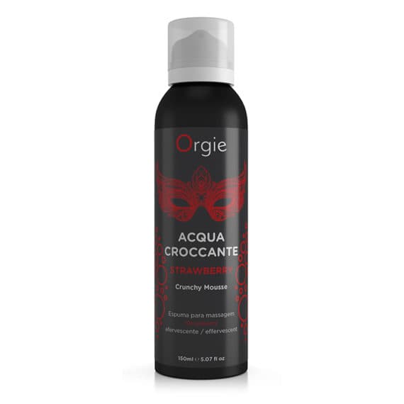 Масажна піна Orgie Acqua Croccante Strawberry, полуниця, 150 мл