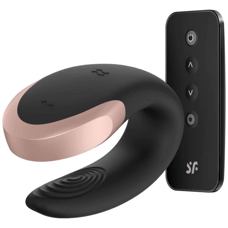 Вібратор Satisfyer Double Love Luxury Partner Vibrator, чорний