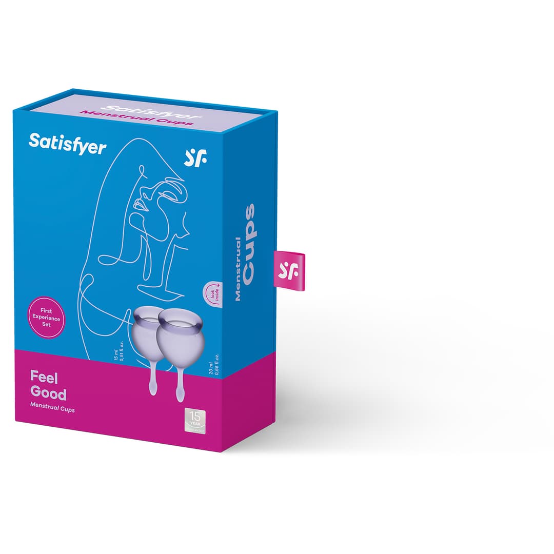 Менструальна чаша Satisfyer Feel Good, фіолетова