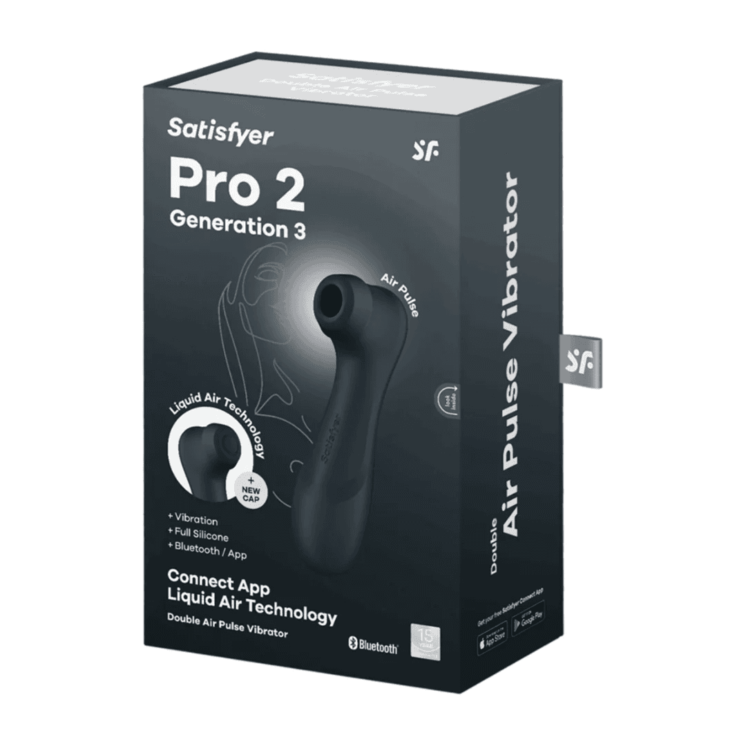 Симулятор орального сексу для жінок Satisfyer Pro 2 Generation 3, чорний — фото 1