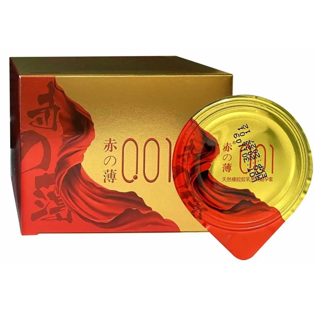 Презервативи Olo RedGold, ультратонкі, з пролонгуючим ефектом, 10 шт