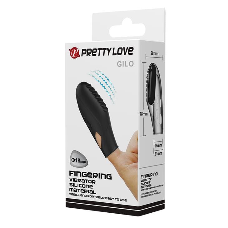 Вібратор  PRETTY LOVE GILO 18mm Fingering