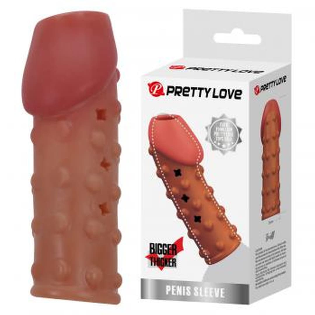 Насадка  на пеніс PRETTY LOVE Penis Sleeve, TPR, Waterproof — фото 1