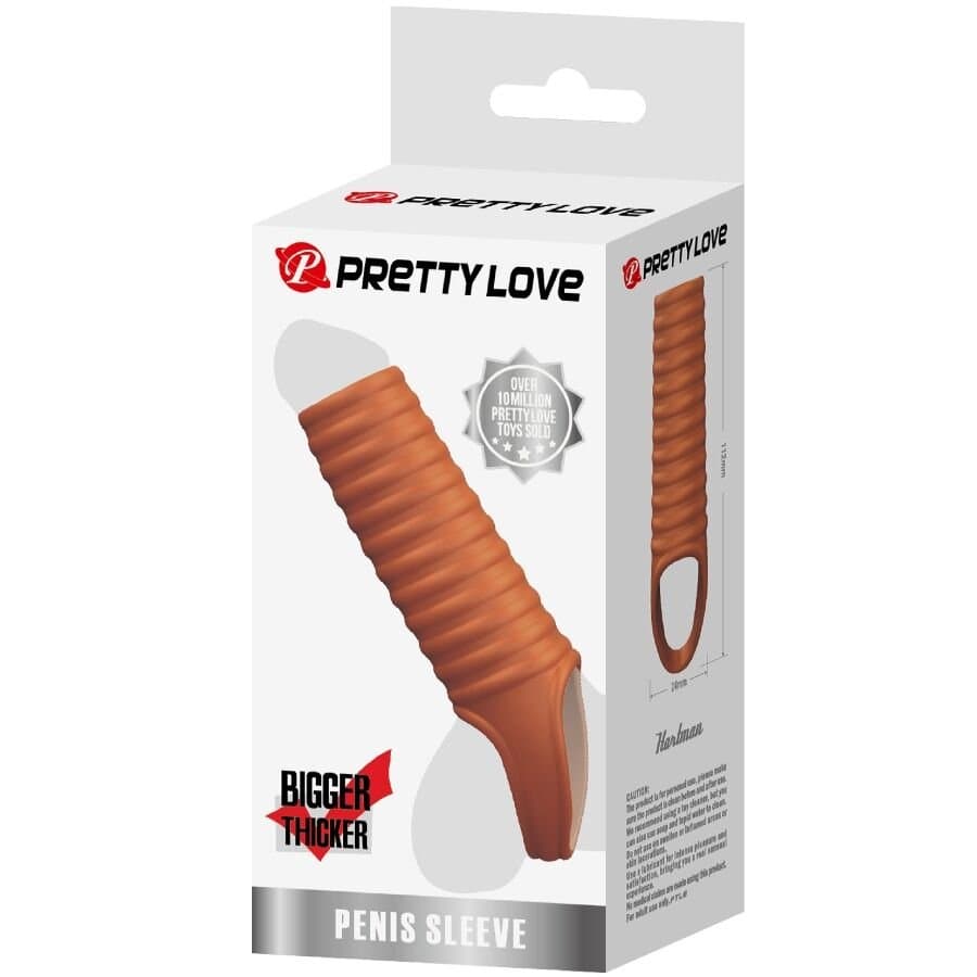 Насадка  на пеніс PRETTY LOVE Hartman, TPR, Waterproof