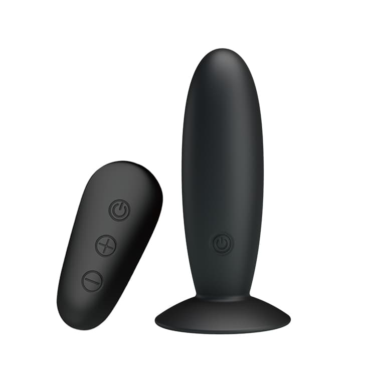 Анальна пробка з вібрацією MR Play Super Rower Remote Control Vibrating Anal Plug, чорна