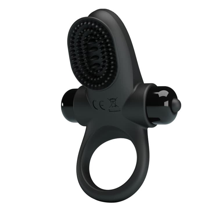Ерекційне кільце Pretty Love Vibrant Penis Ring II, чорне