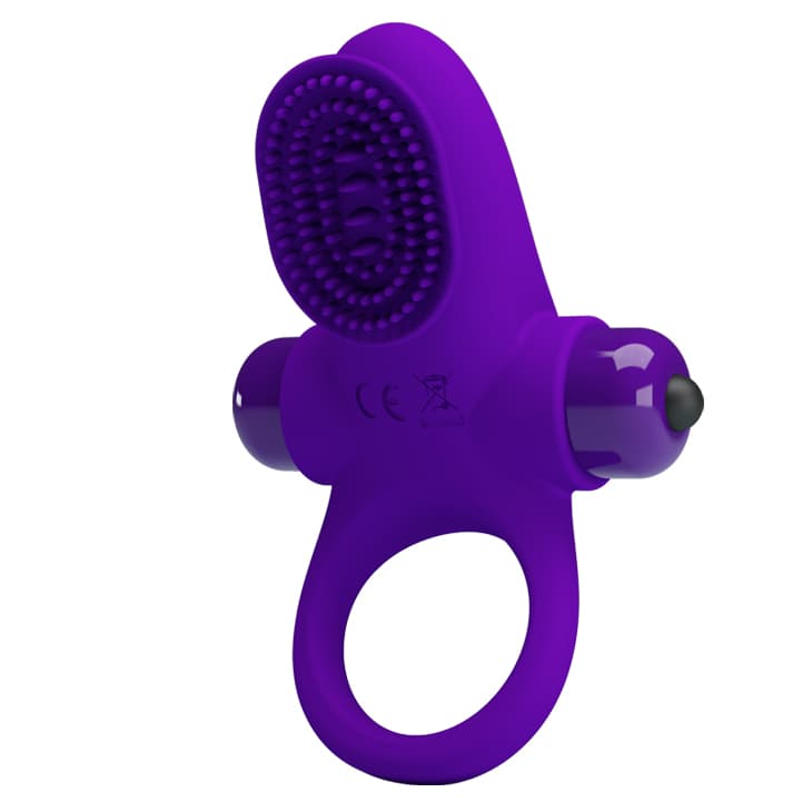 Ерекційне кільце Pretty Love Vibrant Penis Ring II, фіолетове