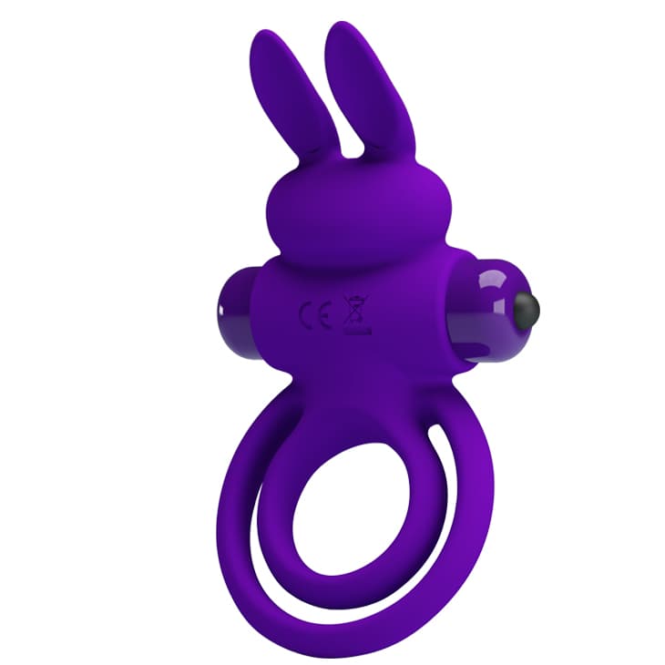 Віброкільце для члена Pretty Love Vibrant Penis Ring III, фіолетове