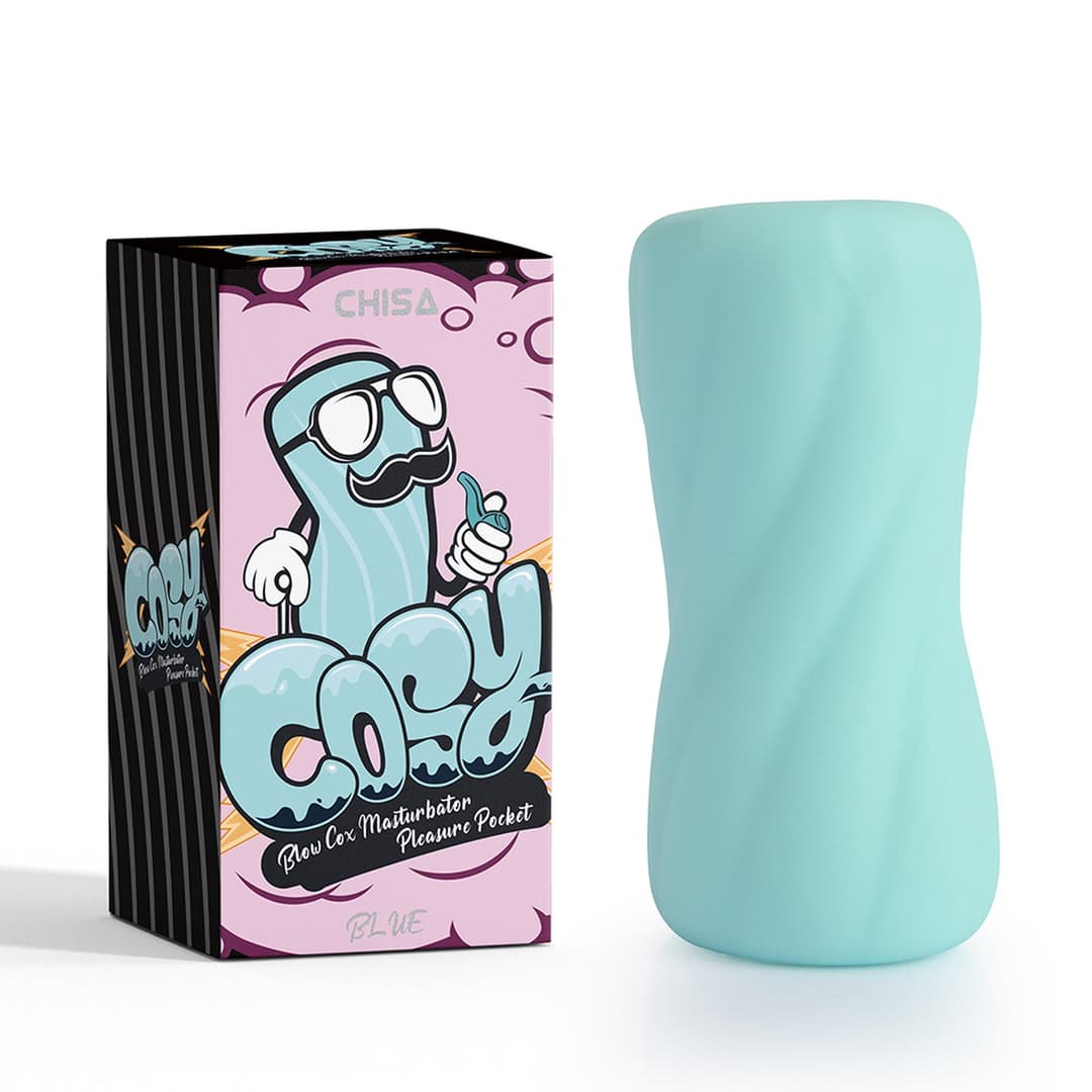 Мастурбатор Cosy Vigor Masturbator Pleasure Pocket, бірюзовий — фото 1