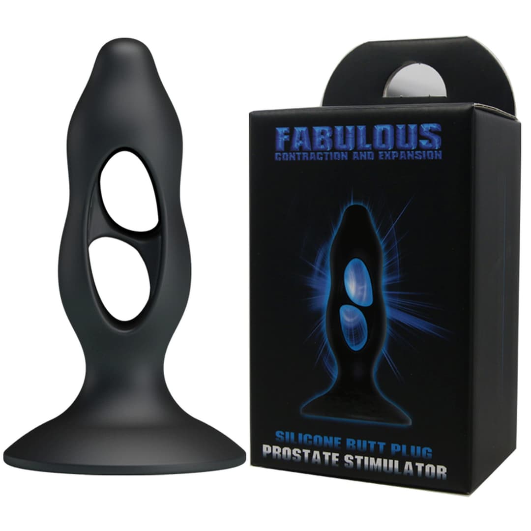 Анальна пробка Fabulous Contraction And Expansion, чорна