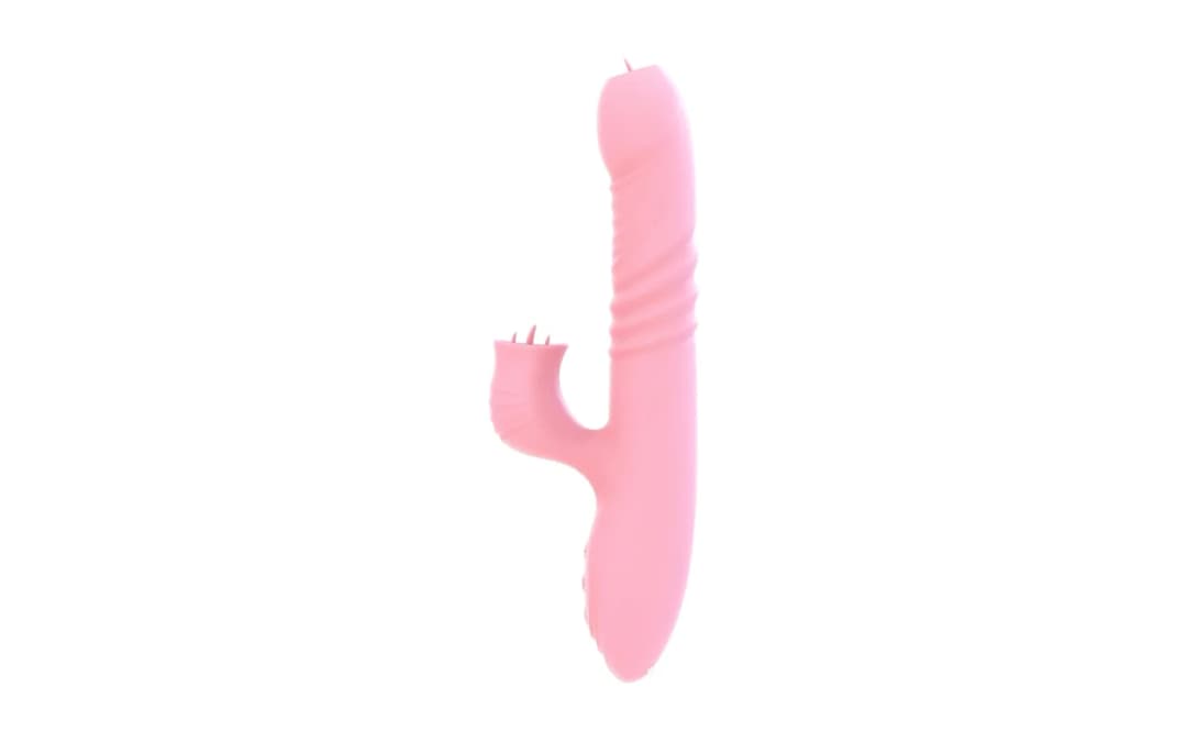 Вібратор для подвійної стимуляції Fanny Pink