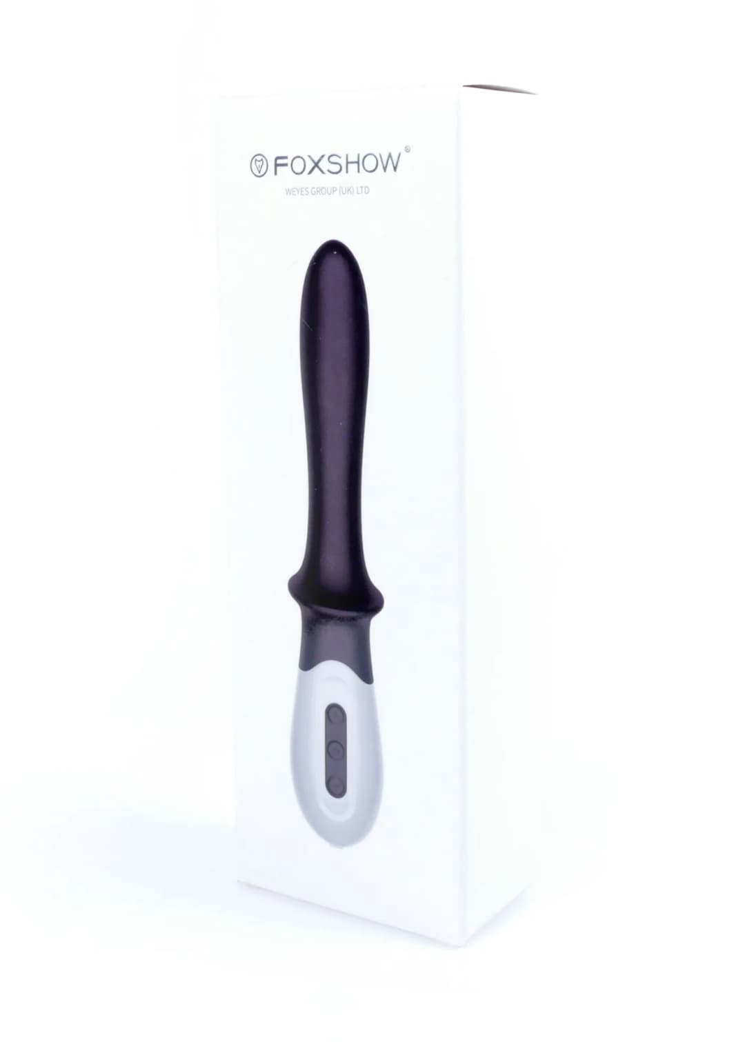 Вібромасажер точки G B - Series Fox Silicone G-spot Massager, з нагріванням, чорний