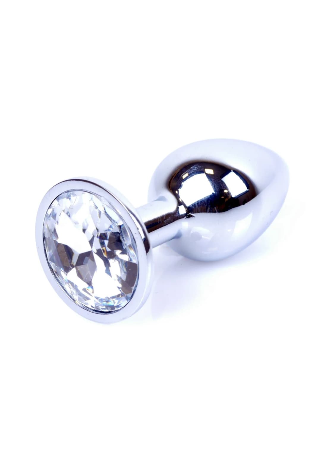 Анальна пробка B - Series Plug-Jewellery Silver PLUG- Clear