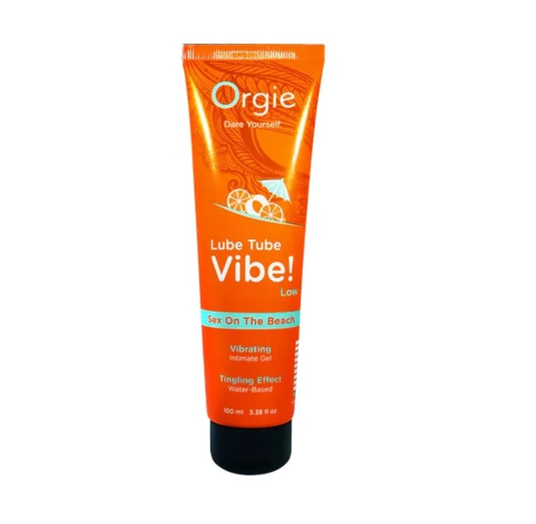 Лубрикант з ефектом вібрації Orgie Lube Tube Vibe! Low Sex On The Beach, секс на пляжі, 100 мл