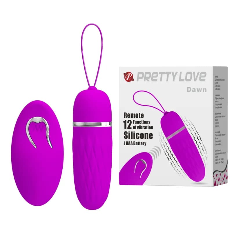 Віброяйце з пультом дистанційного керування Pretty Love Dawn, рожеве
