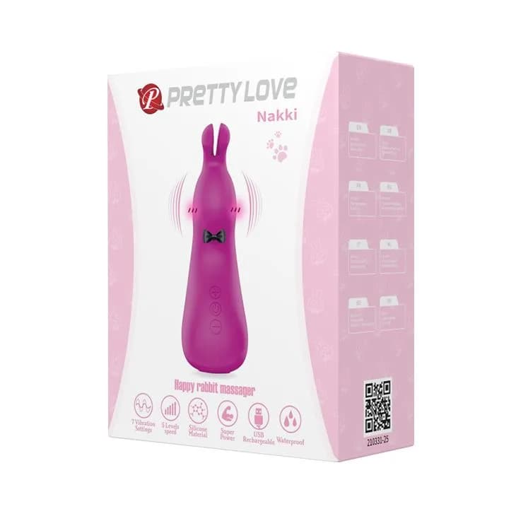 Вібратор для клітора Pretty Love Nakki, фіолетовий