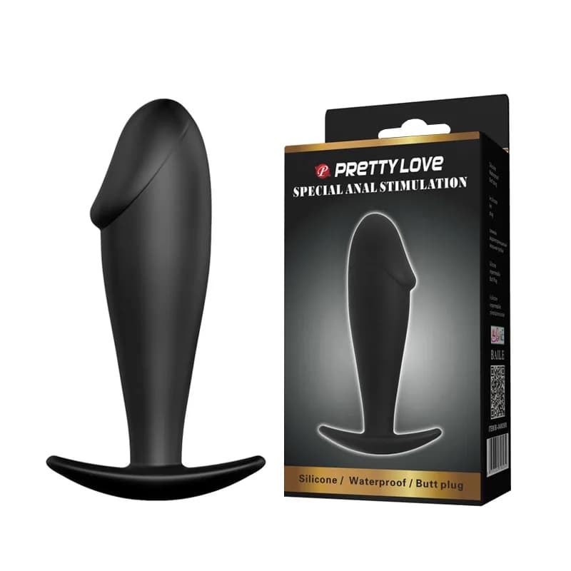 Анальна пробка Pretty Love Special Anal Stimulation, чорна — фото 1