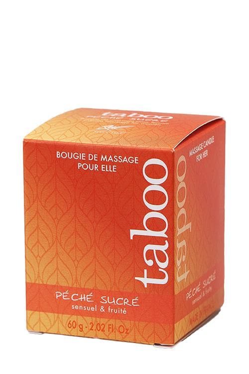 Масажна свічка Ruf Peche Sucre, 60 г