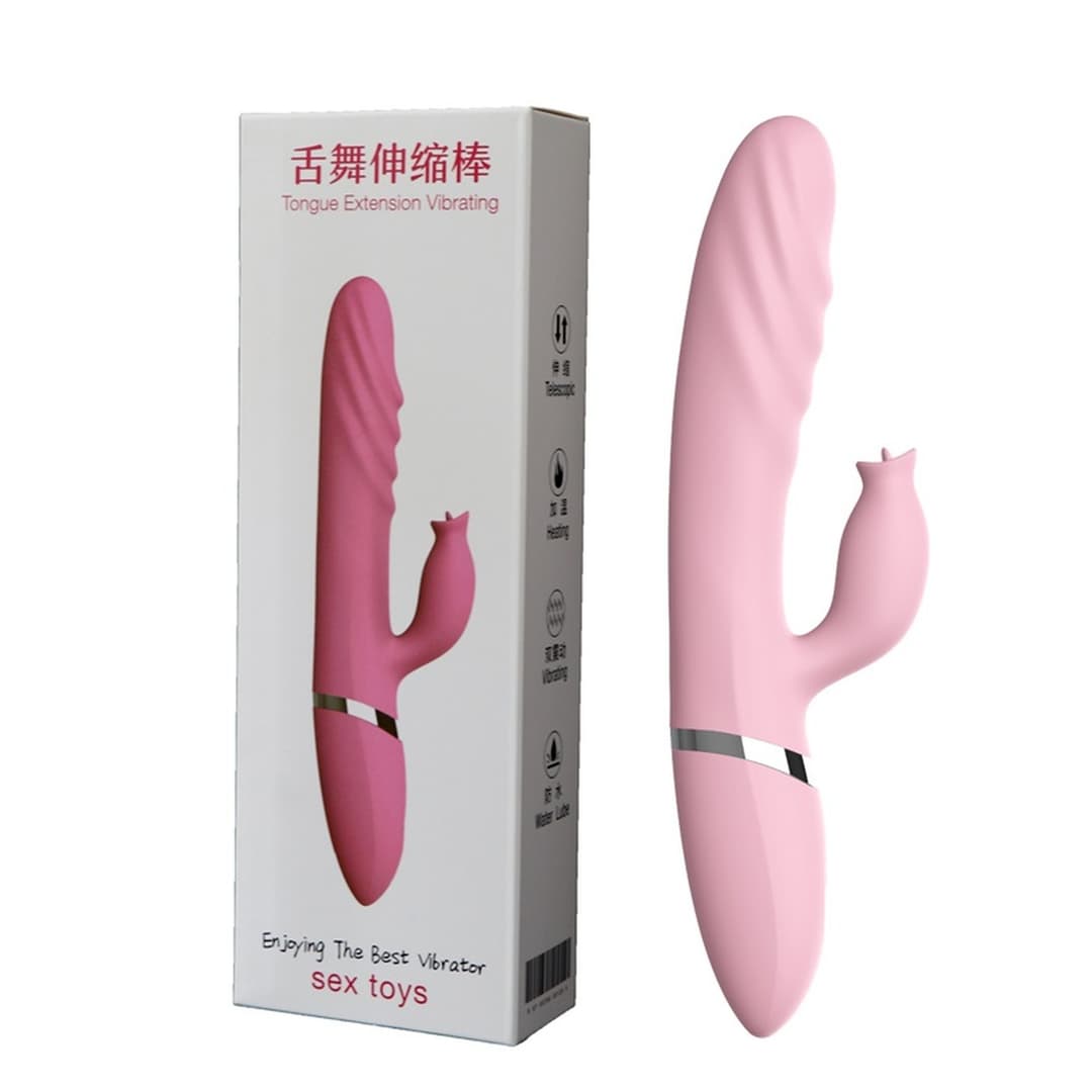 Вібратор Tongue Extension Vibrating, USB - Heating