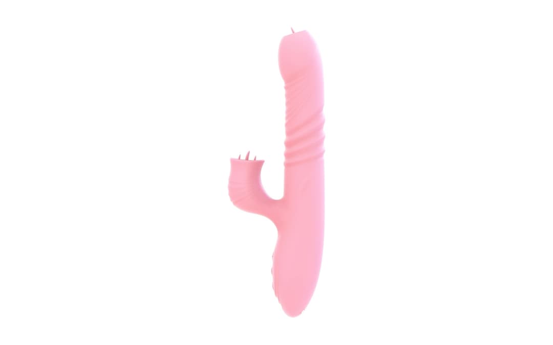 Вібратор для подвійної стимуляції Fanny Pink