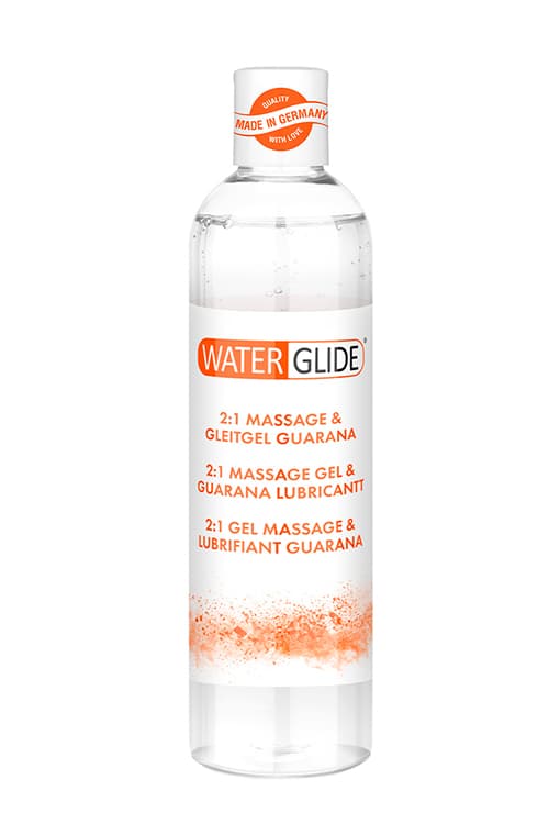 Масажний лубрикант Waterglide 2: 1 Massage Gel & Guarana Lubricant, 300 мл — фото 1