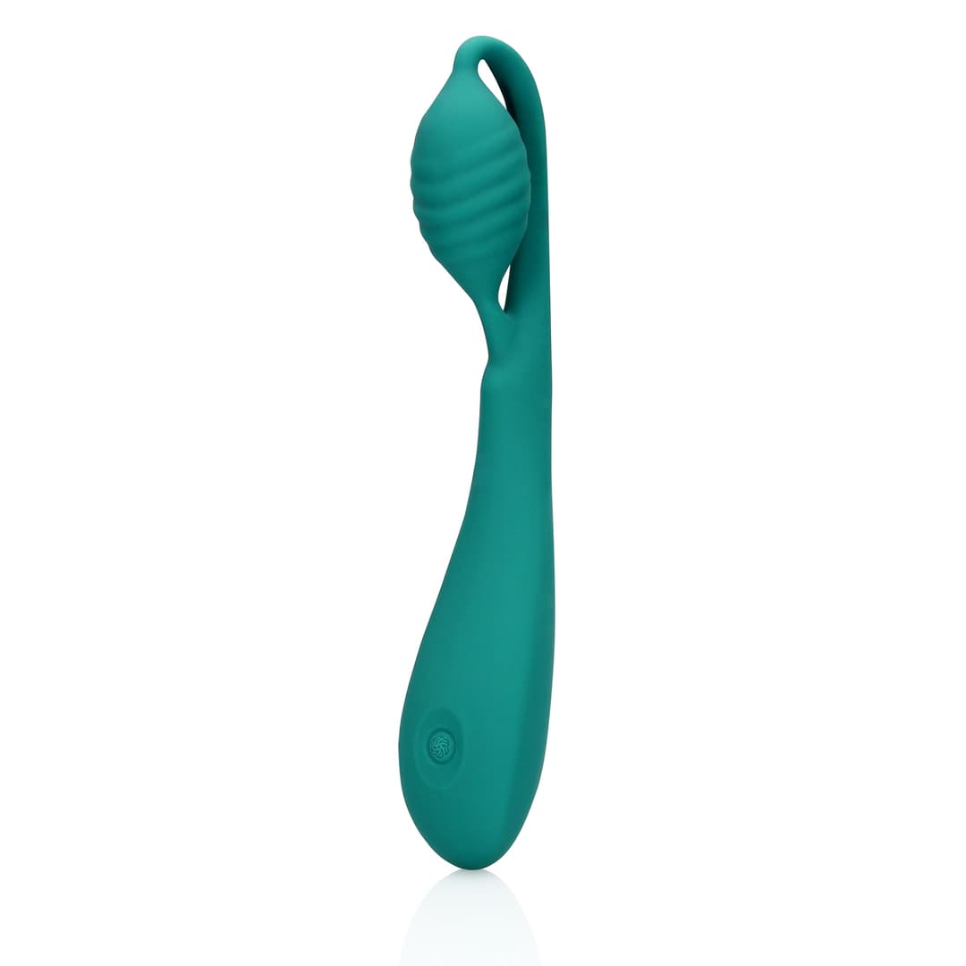 Вібратор для точки G Loveline G-Spot Vibrator With Bead, зелений