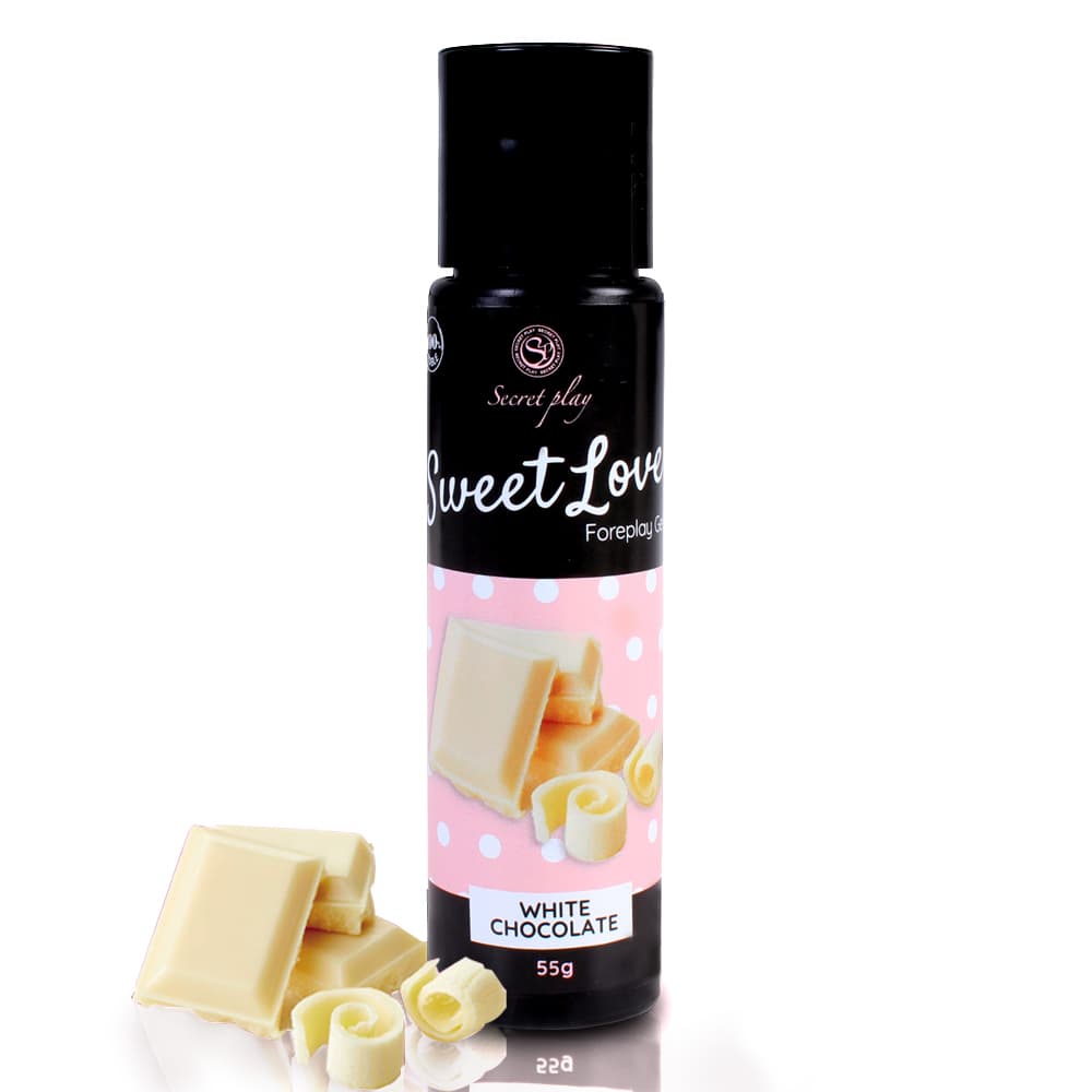 Оральний гель Secret Play Foreplay Gel Sweet Love White Chocolate, білий шоколад, 55 мл