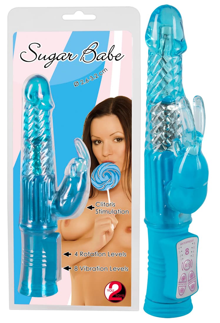 Вібратор Sugar Babe, голубий
