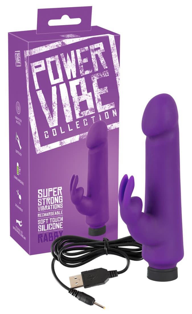 Вібратор Power Vibe Collection Rabby, фіолетовий — фото 1