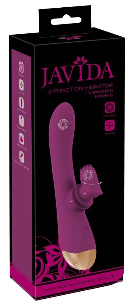 Вібратор Javida 2 Function Vibrator, фіолетовий