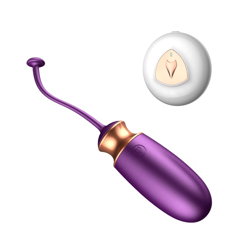 Віброяйце Vibrating Silicone Love EGG, фіолетове