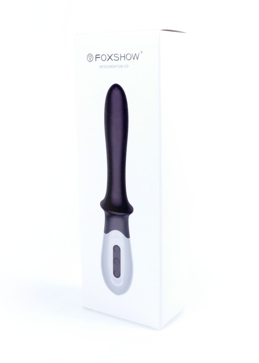Вібромасажер точки G B - Series Fox Silicone G-spot Massager, з нагріванням, чорний