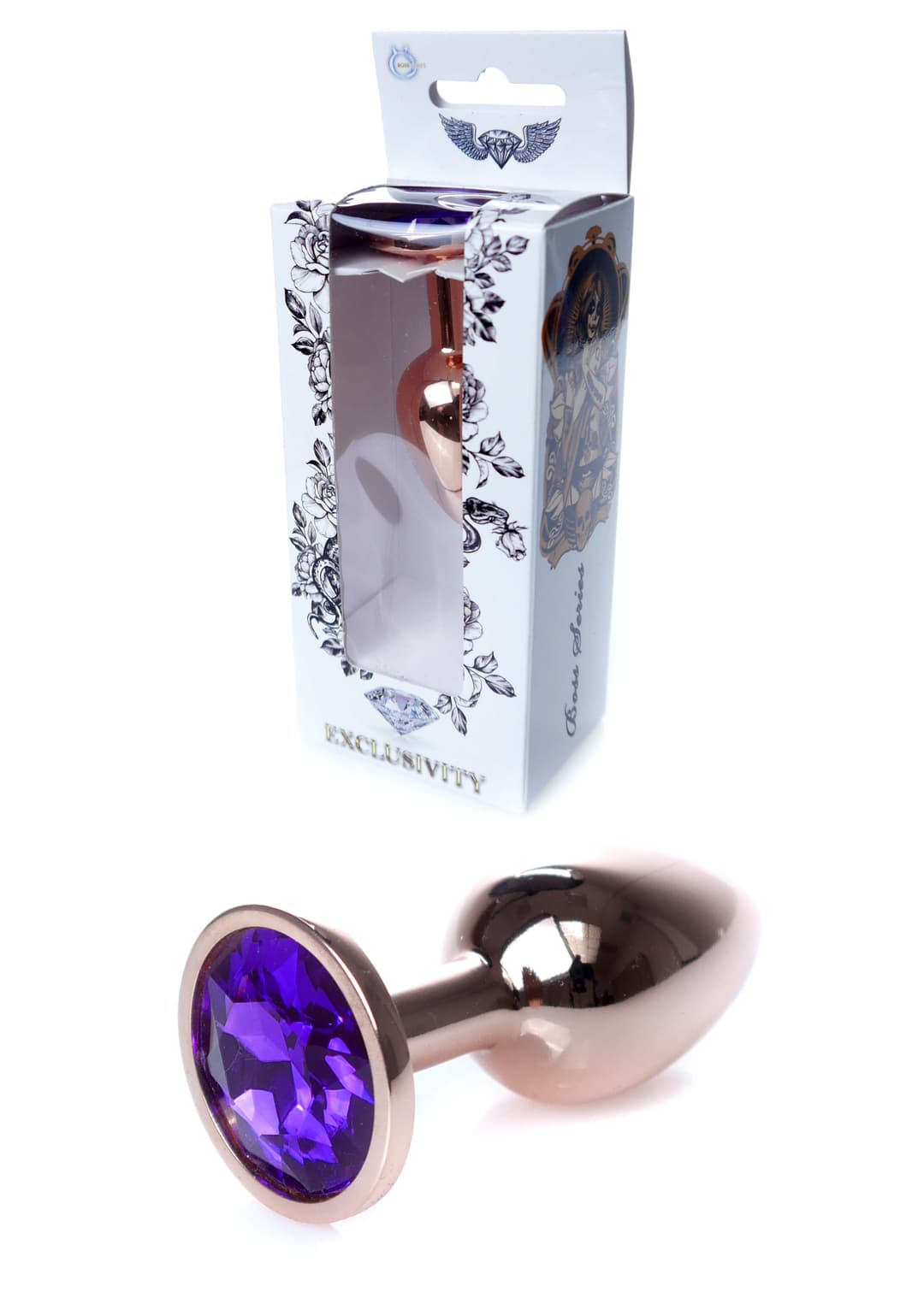 Анальна пробка -Jewellery Red Gold PLUGPurple — фото 1