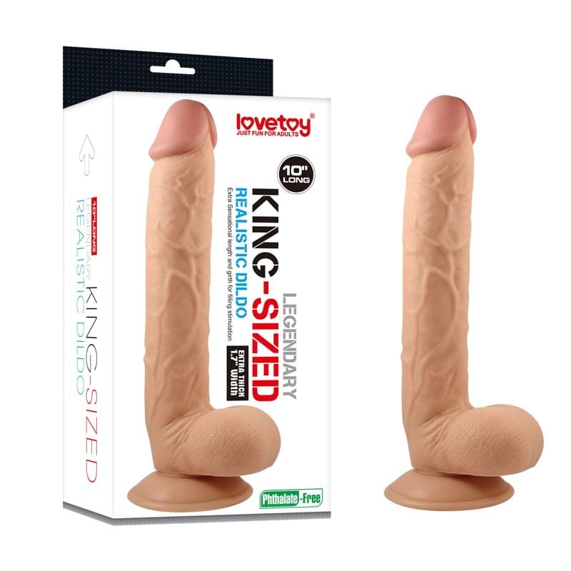 Фалоімітатор значного розміру 10 KING-SIZED DILDO