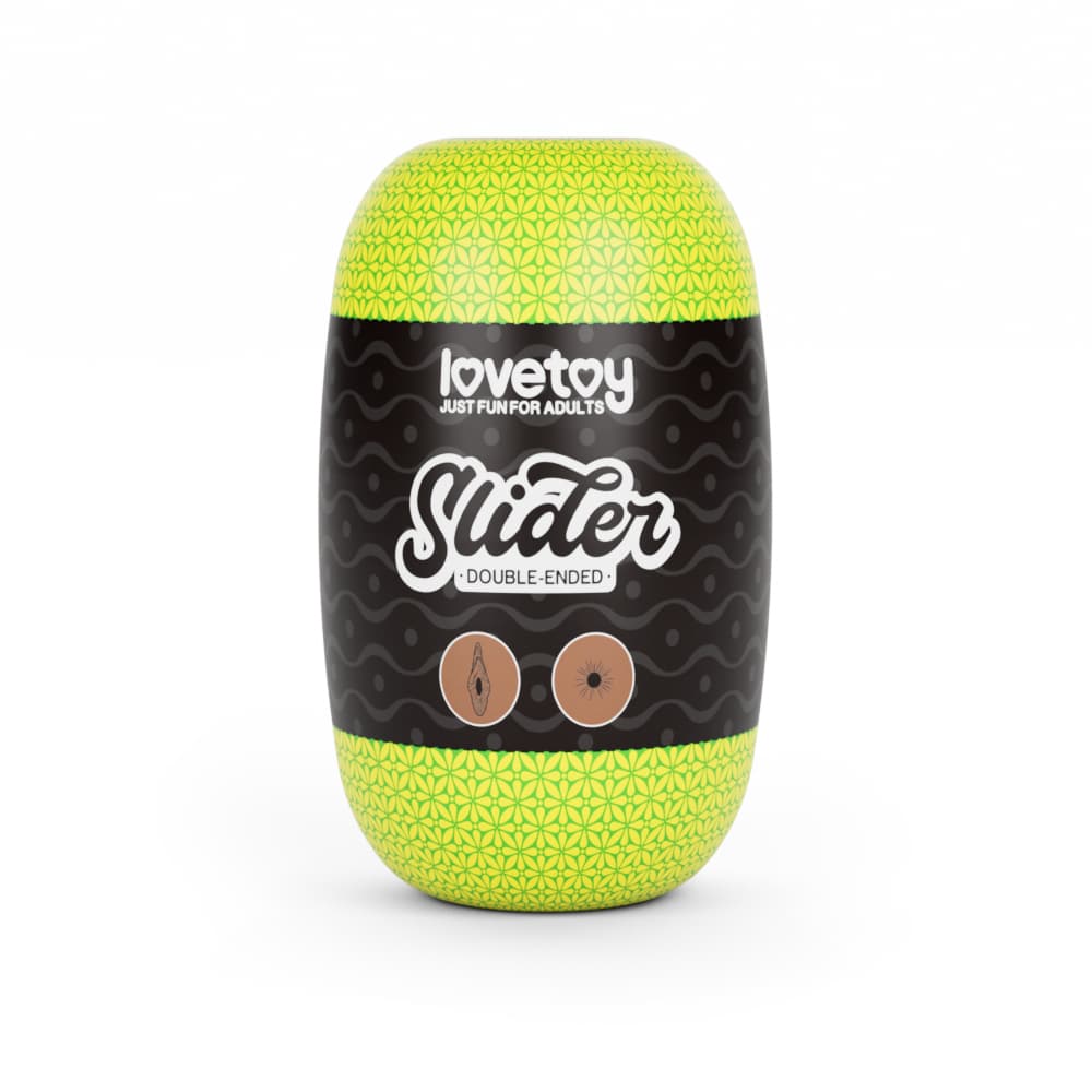 Подвійний мастурбатор вагіна анус SLIDER DOUBLE-ENDED Brown