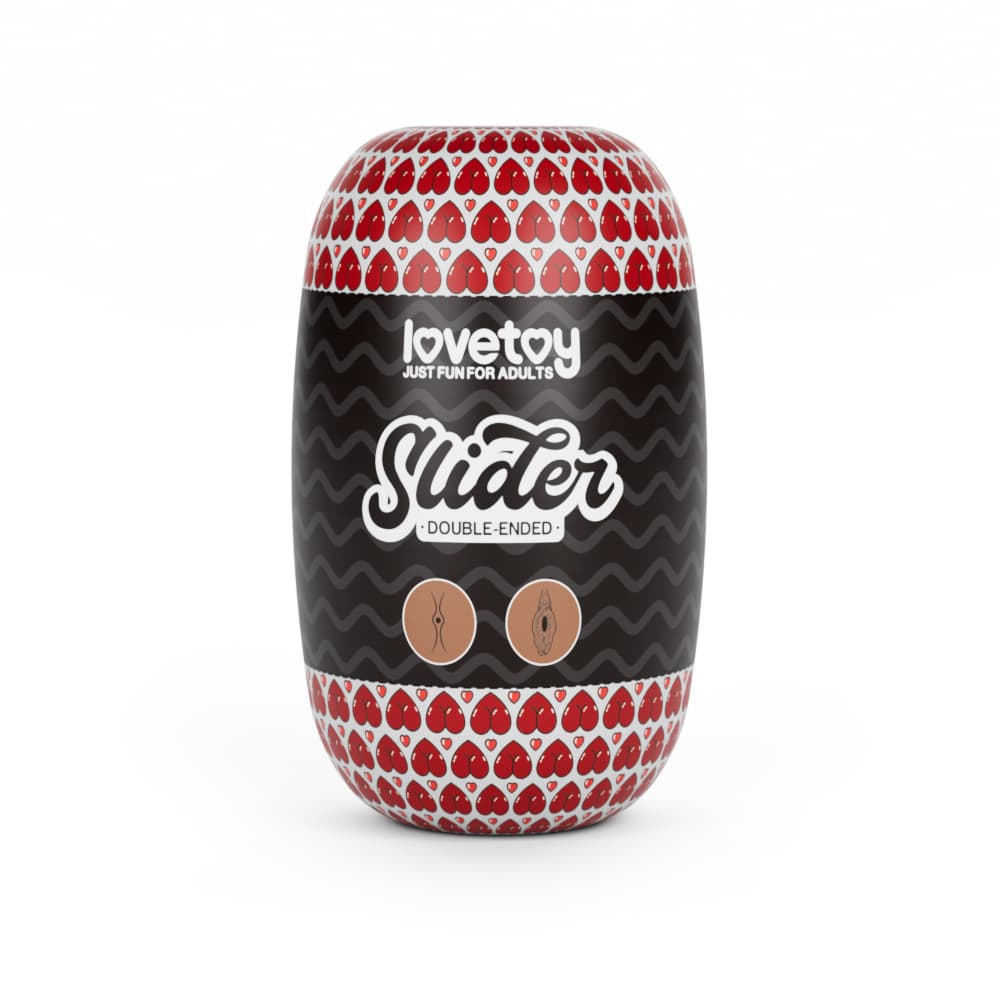 Подвійний мастурбатор вагіна анус SLIDER DOUBLE-ENDED Brown