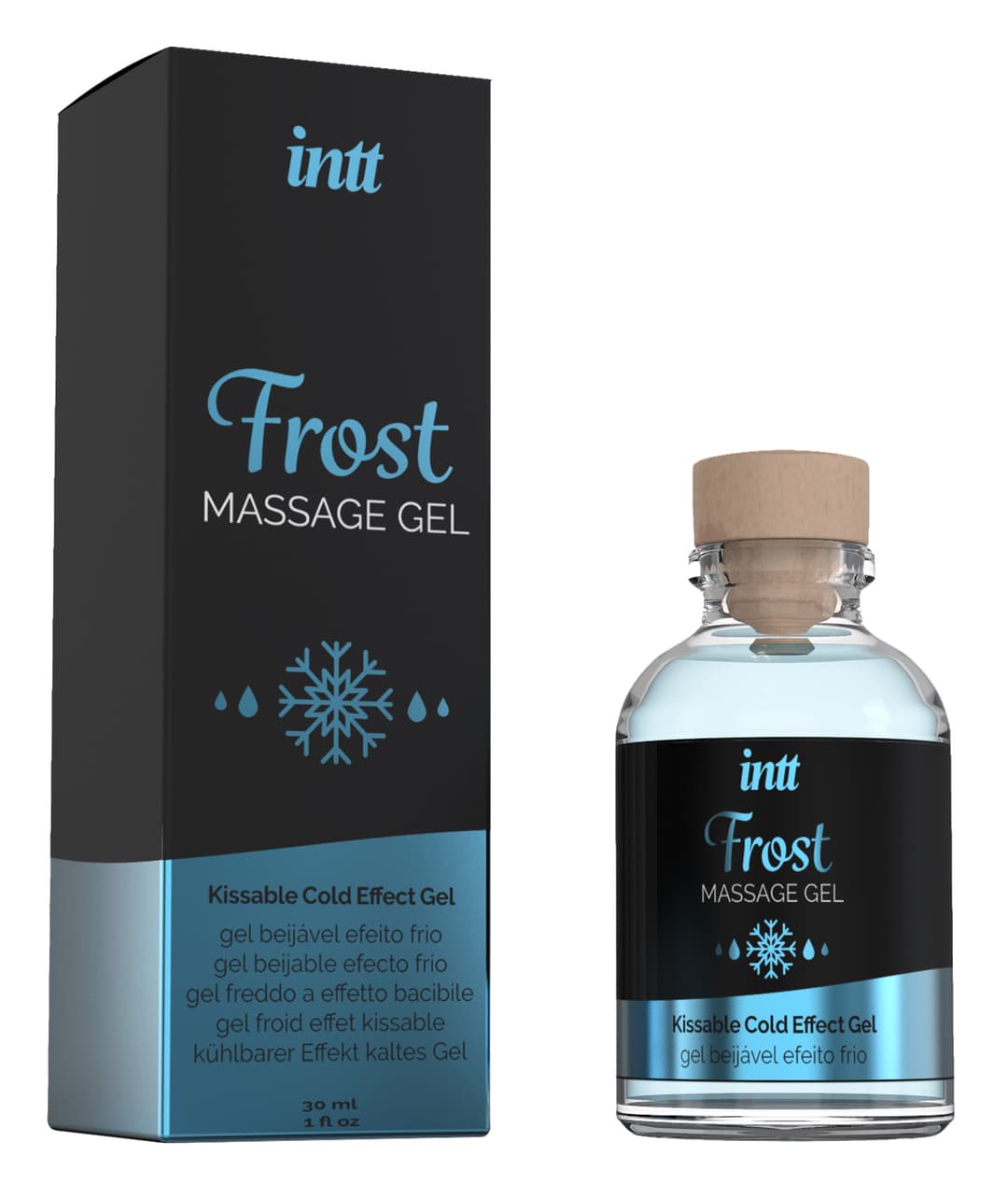 Охолоджуючий масажний гель Intt Frost, 200 мл