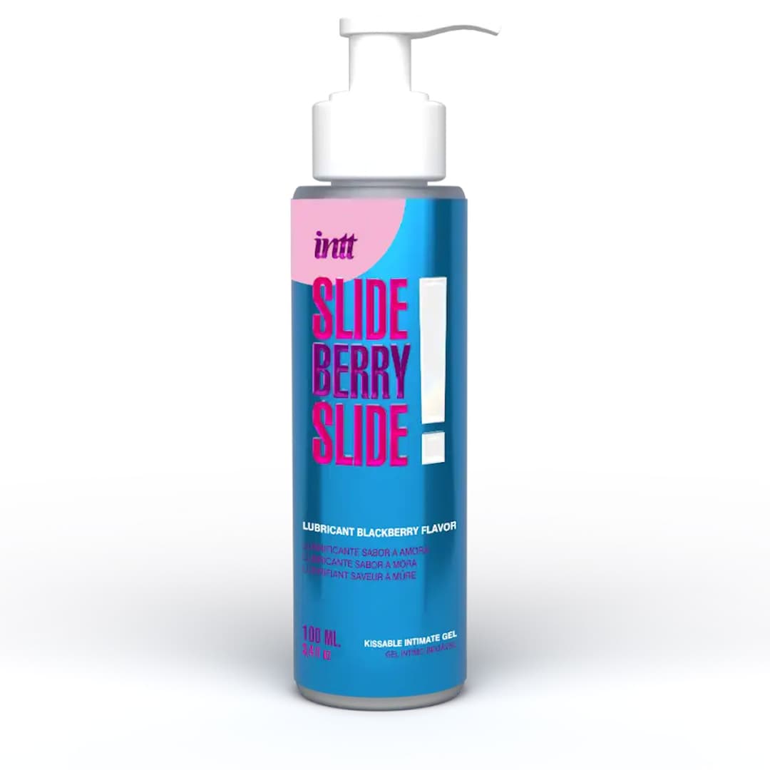 Їстівний інтимний гель зі смаком ожини Intt SLIDE BERRY