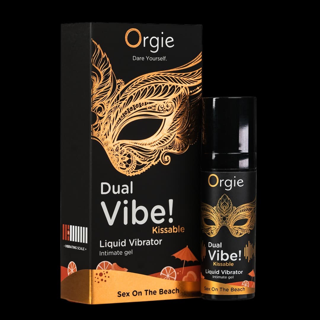 Збуджуючий гель з ефектом вібрації Orgie Dual Vibe! Liquid Vibrator Sex On The Beach, cекс на пляжі,