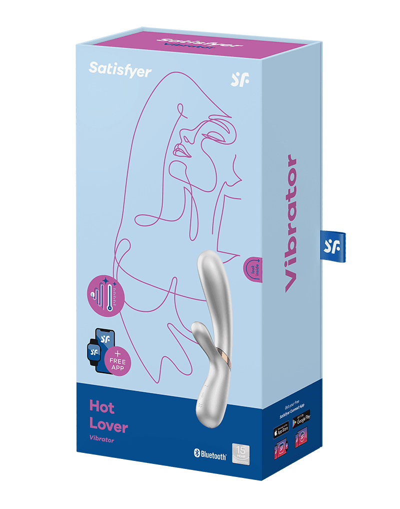 Вібратор з підігрівом Satisfyer Hot Lover, срібний