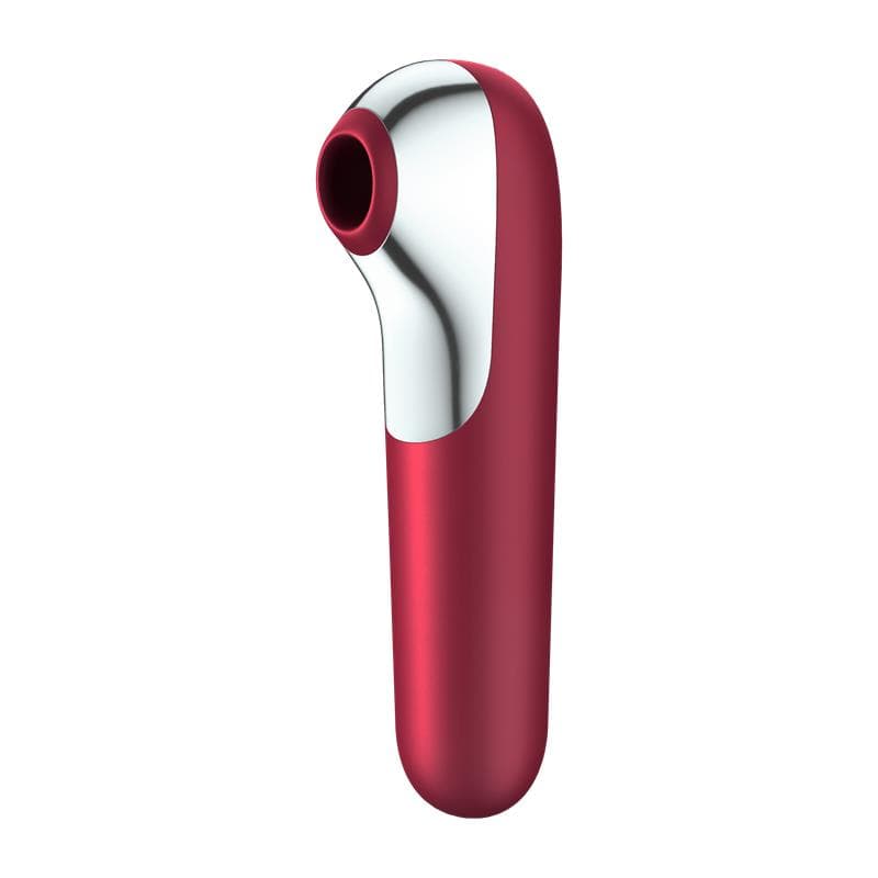 Симулятор орального сексу для жінок Satisfyer Dual Love, бордовий