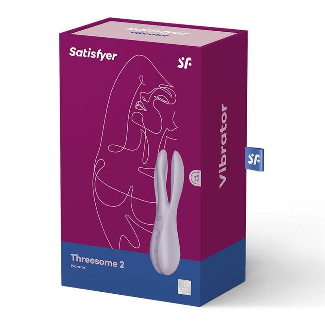 Кліторальний вібратор Satisfyer Threesome 2, фіолетовий