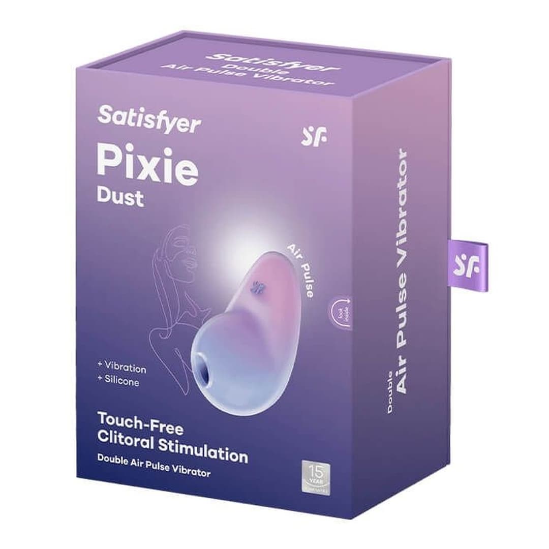 Симулятор орального сексу для жінок з вібрацією Satisfyer Pixie Dust, фіолетовий